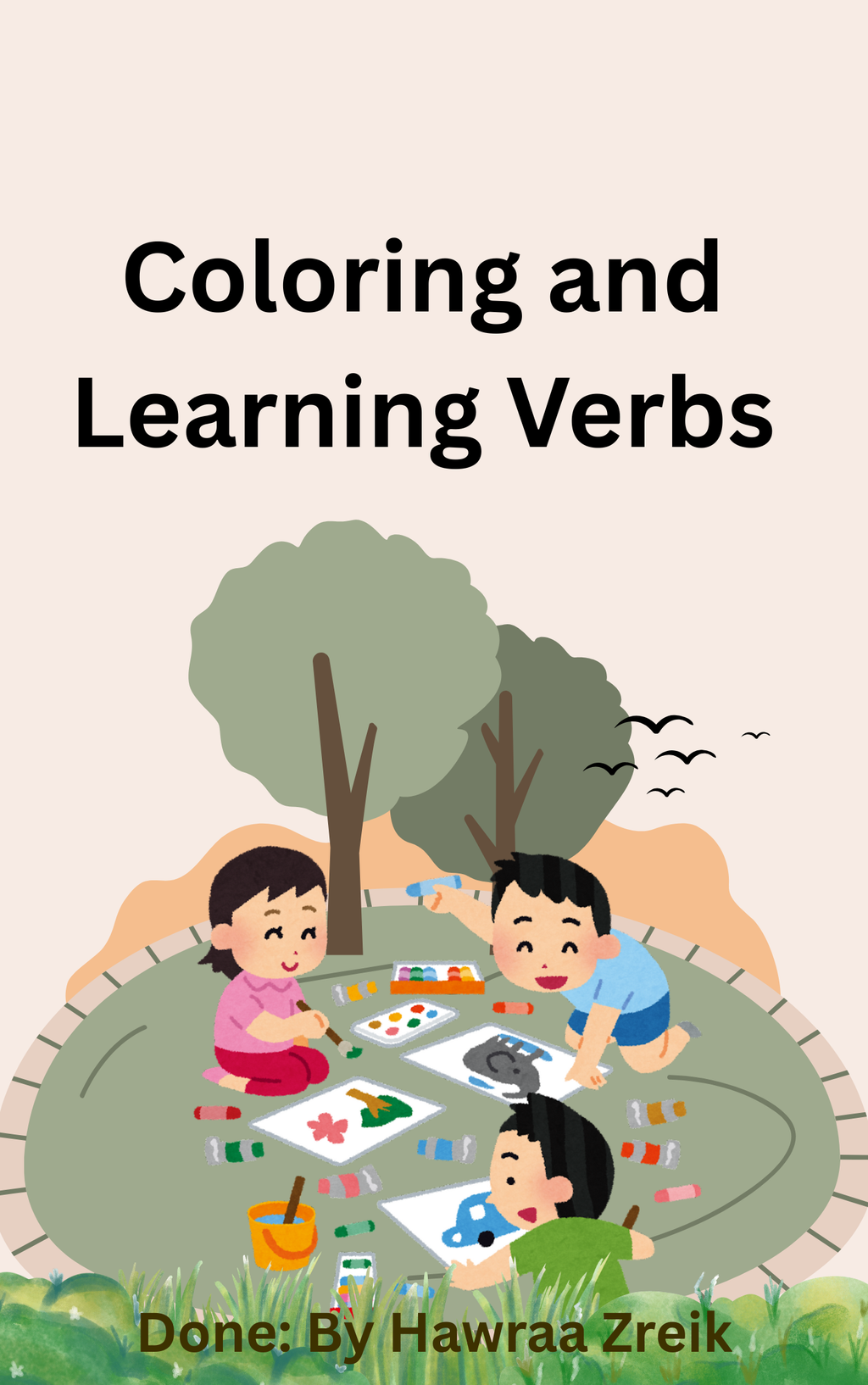 Coloring and Learning Verbs